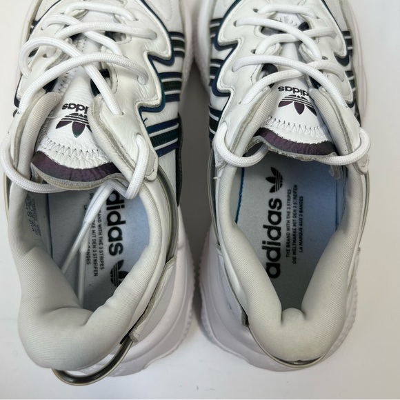 Adidas Originals Ozweego Cloud White Holographic Sneakers Unisex Men’s Size 7 - Picture 8 of 16